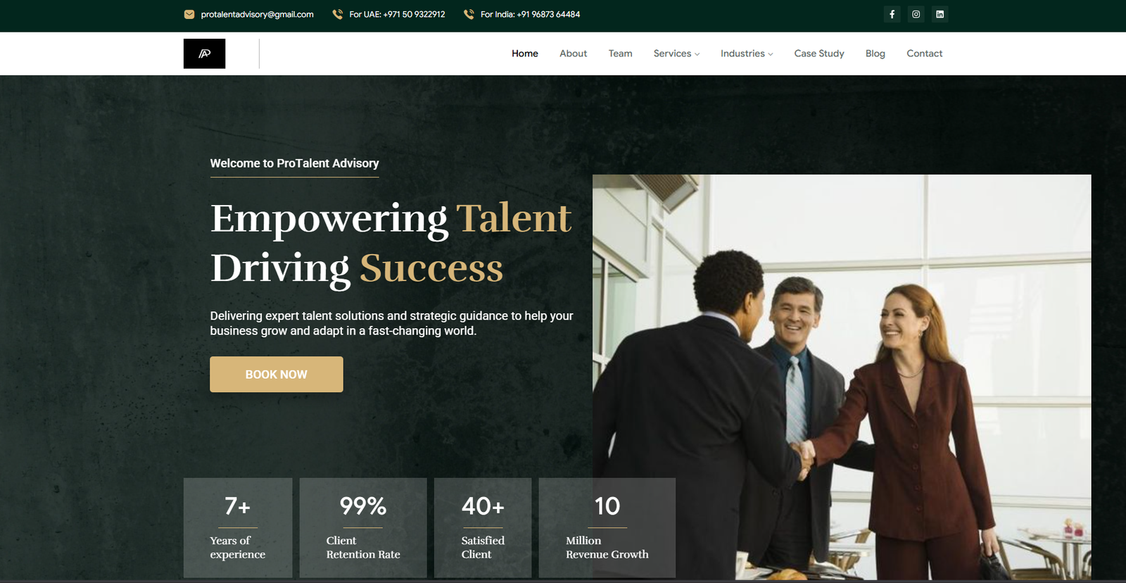 ProTalent Advisory Website